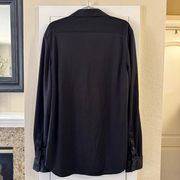 Ministry of Supply Classic Stretch Performance Shirt Black Apollo Shirt Sz 17 - Picture 3 of 6